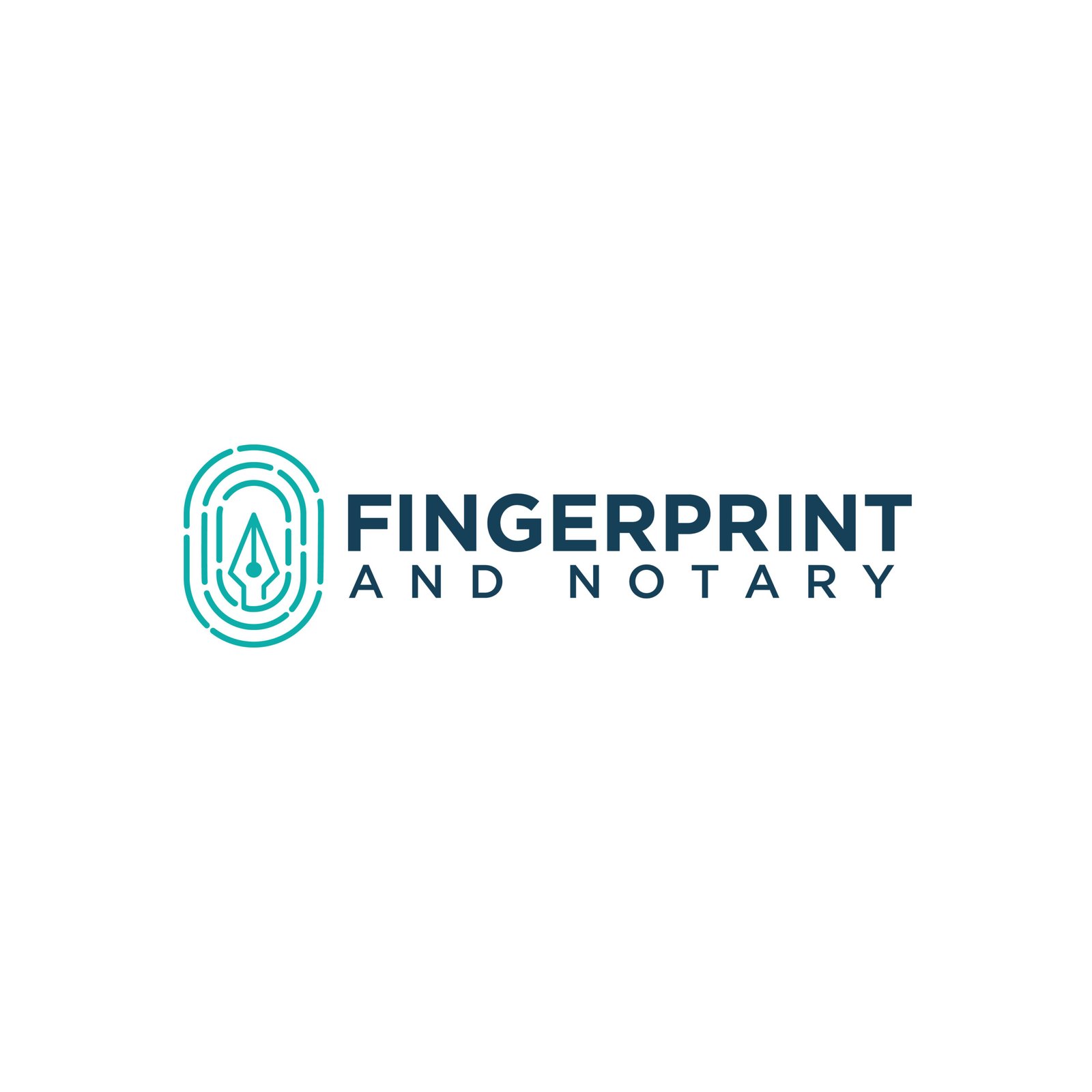 Fingerprint and Notary Logo